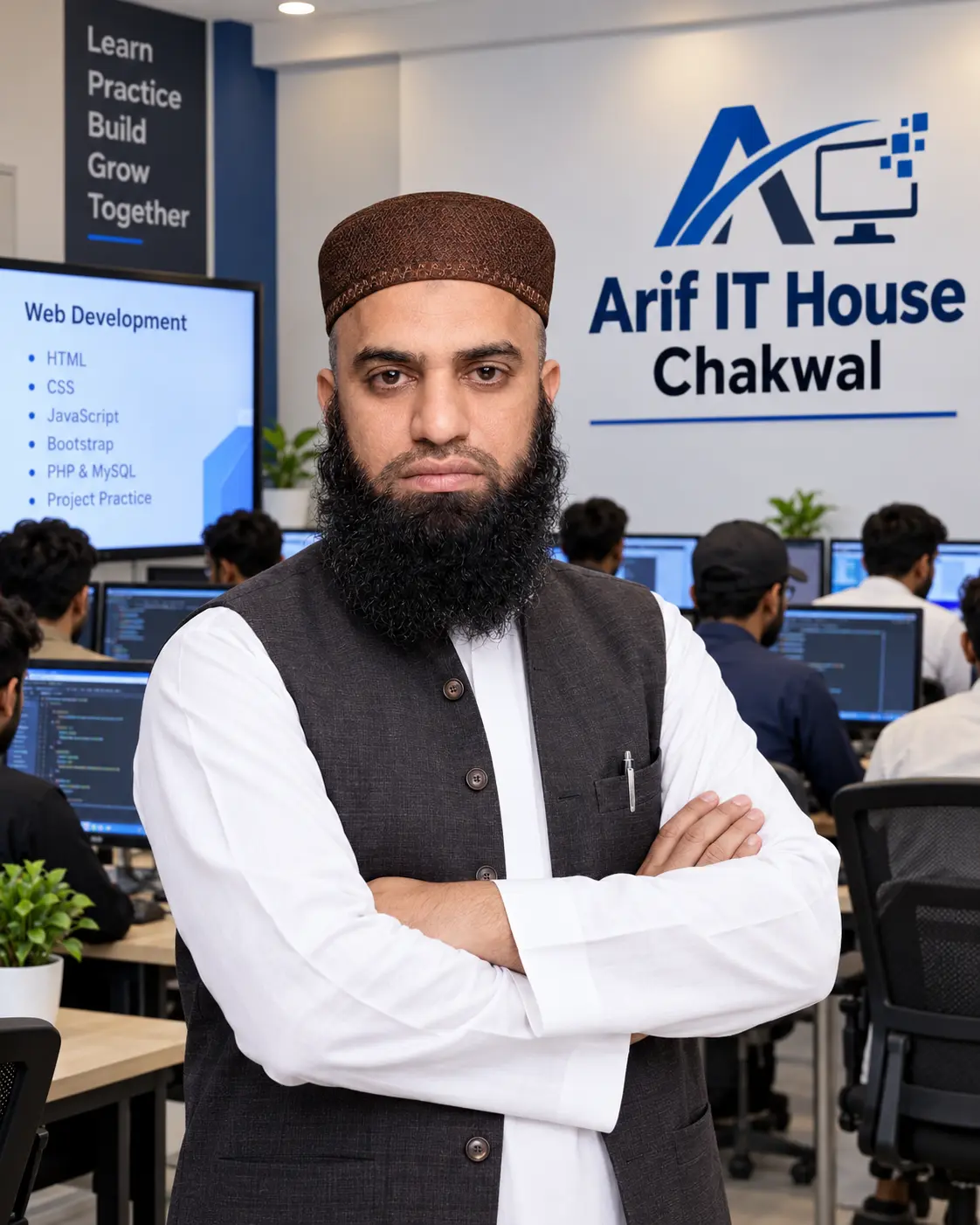 Mr. Arif Shahzad BS Computer Science Best Computer Institute in Chakwal Instructor